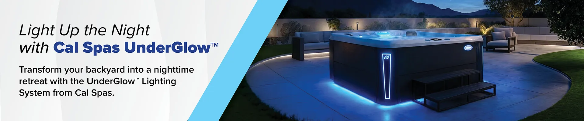 Calspas hot tub being used in a family setting - Lake Havasu City