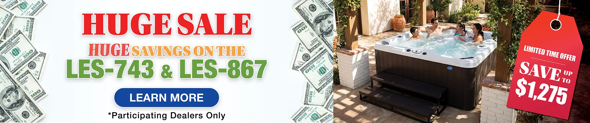 Calspas hot tub being used in a family setting - Lake Havasu City